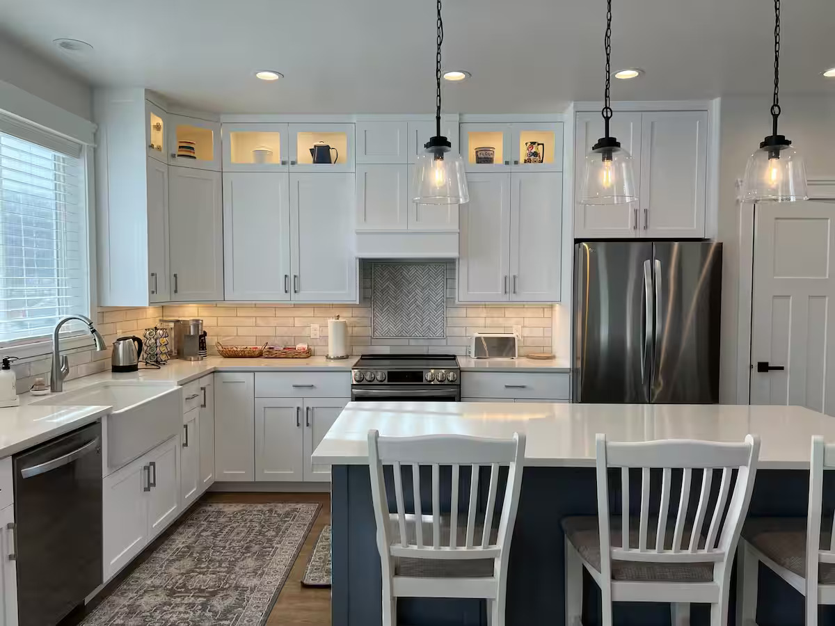 Modern fully-equipped kitchen