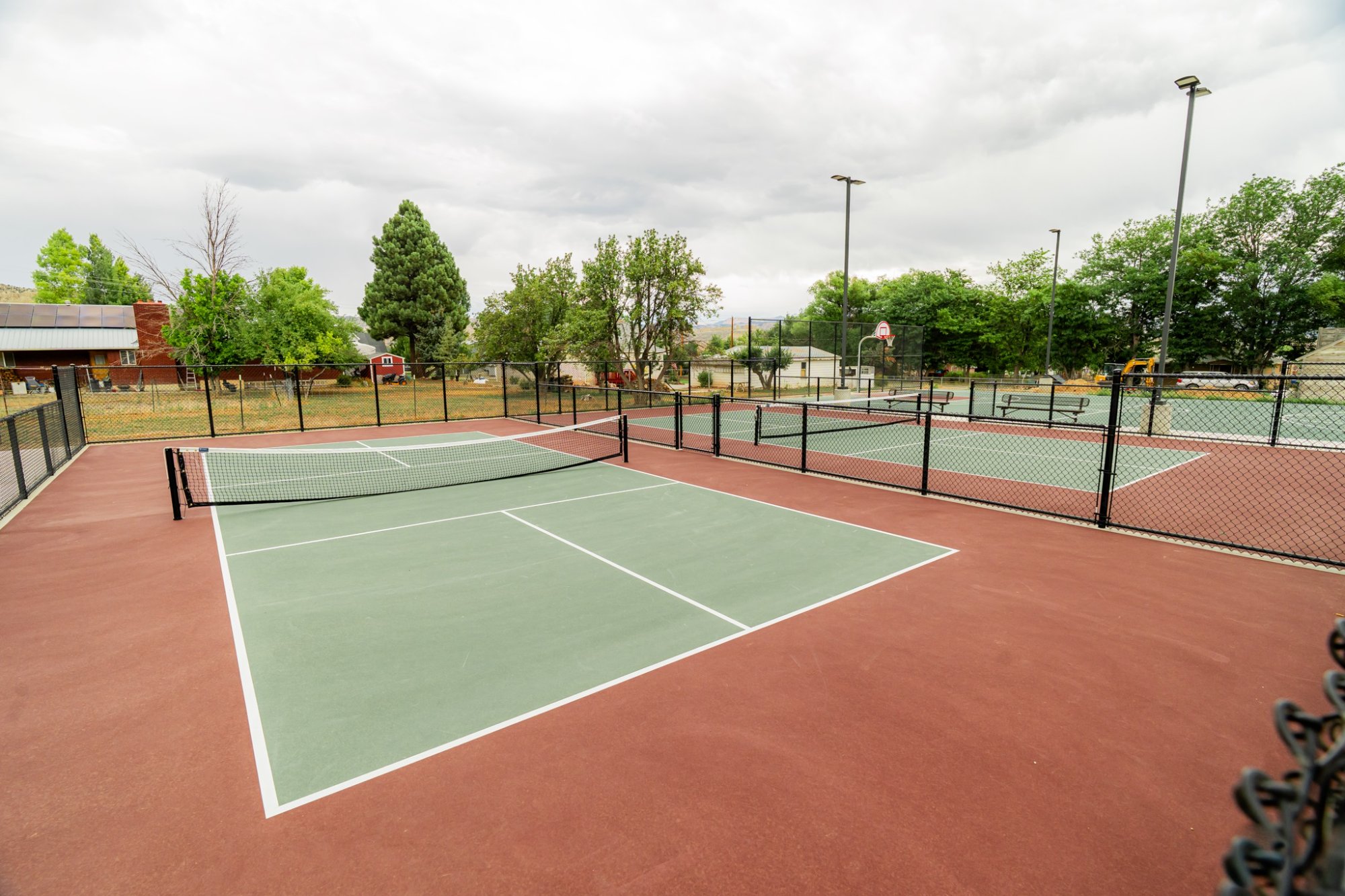 Town park pickleball courts